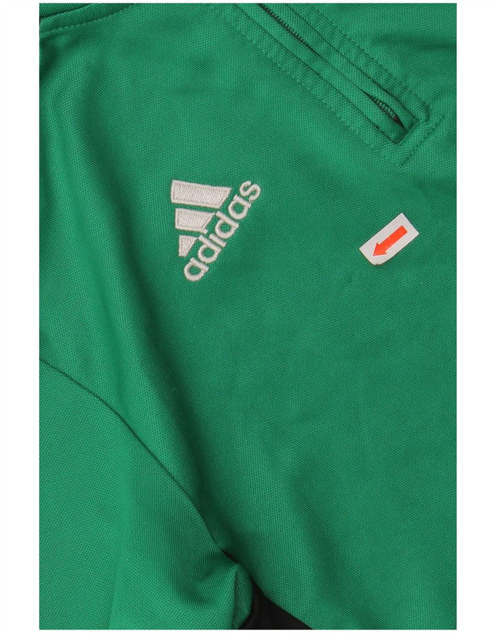 ADIDAS Camiseta de chándal con estampado gráfico para niños 11-12 años Bloque de color verde