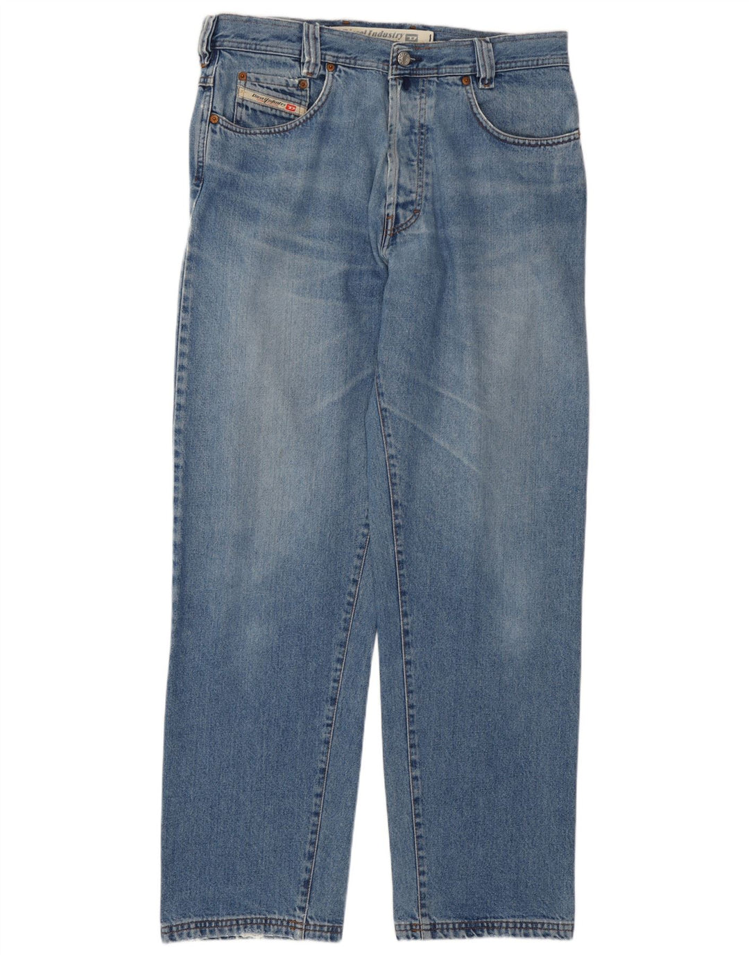 Diesel Vaqueros Rectos Para Hombre W34 L32 Azul