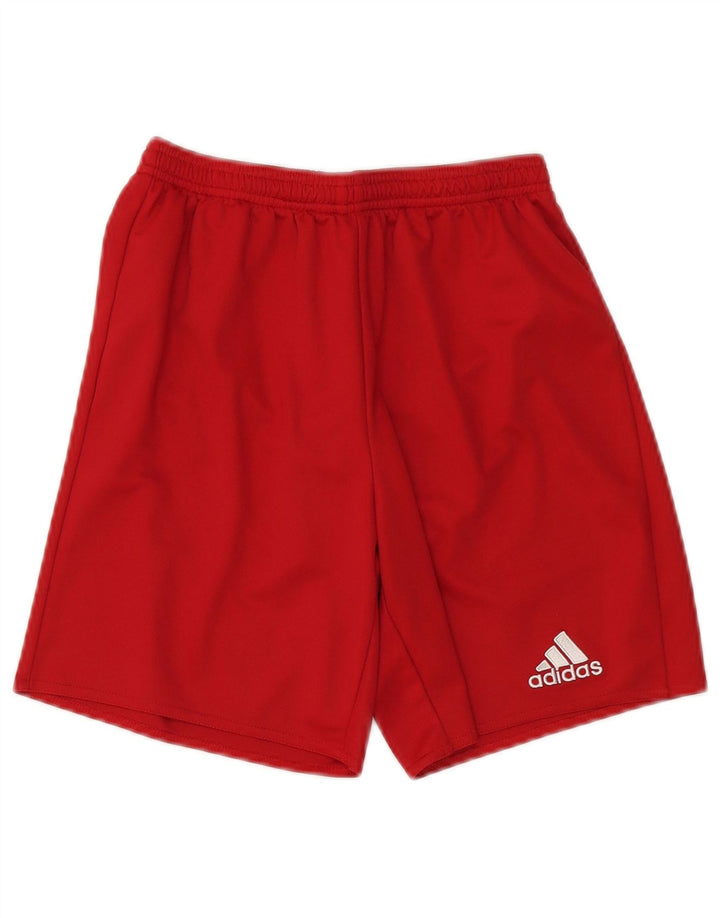 Adidas Chicos Climalite Sport Shorts 13-14 Años Rojo Poliéster