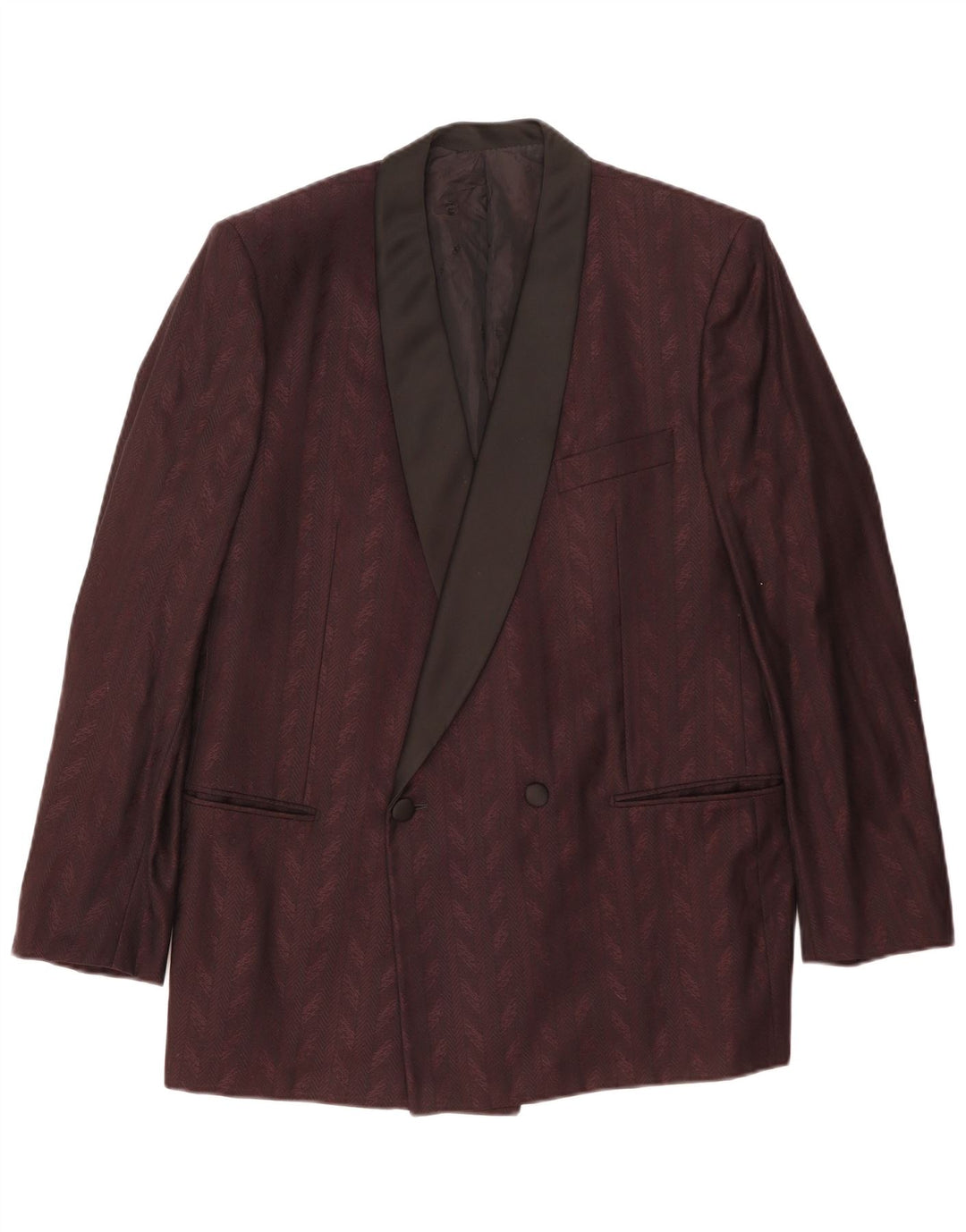 Francesco Smalto Chaqueta Blazer para Hombre IT 52 XL Granate Espiga