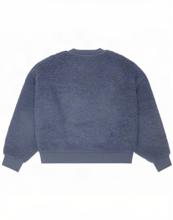 Gap Jersey de forro polar extragrande para mujer UK 10 Small Poliéster azul