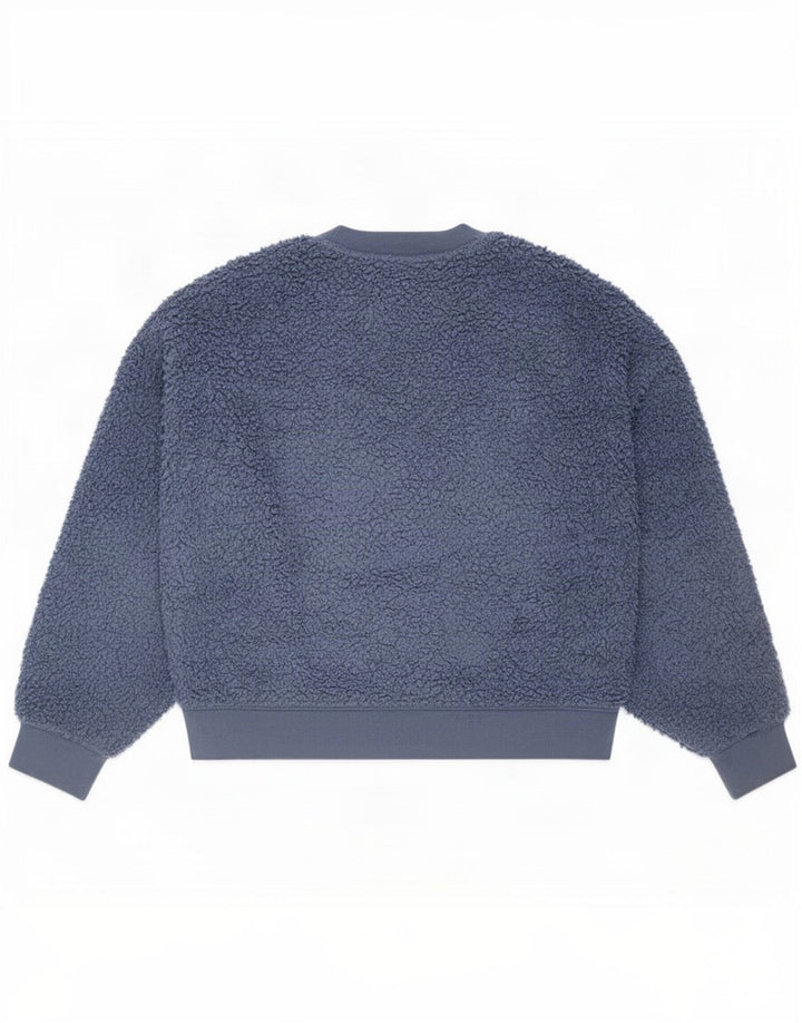 Gap Jersey de forro polar extragrande para mujer UK 10 Small Poliéster azul
