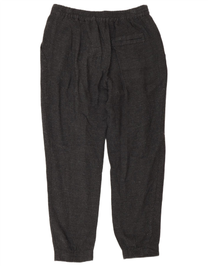 Zara Mujer Pantalones Casuales Slim Small W26 L28 Gris