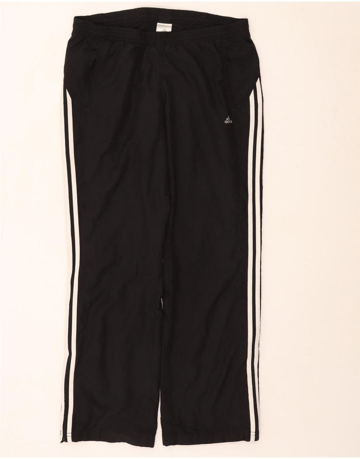 Adidas Pantalones de chándal para mujer UK 44 Grande Poliéster negro