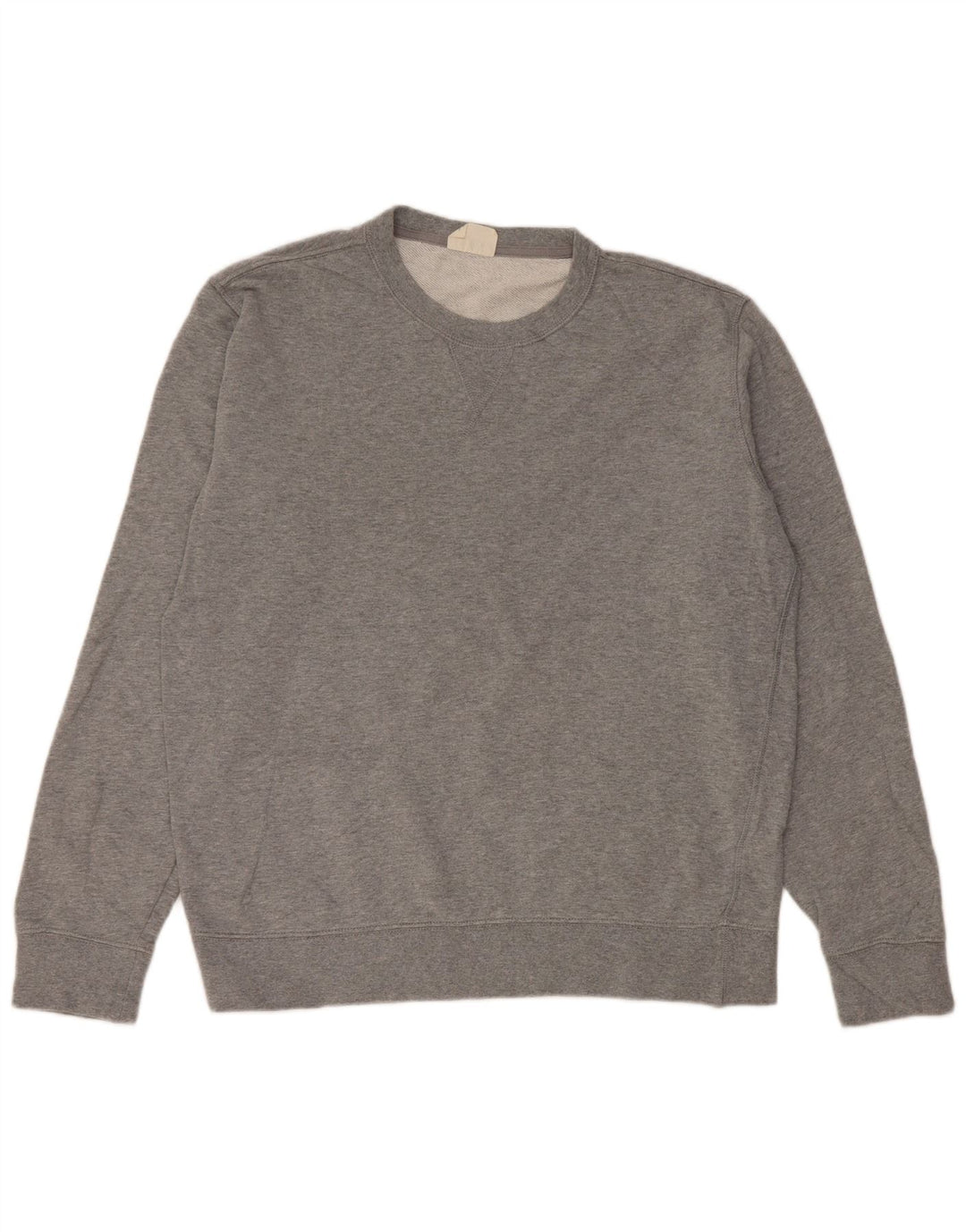 Marks & Spencer Hombre Sudadera Jumper Grande Gris Algodón