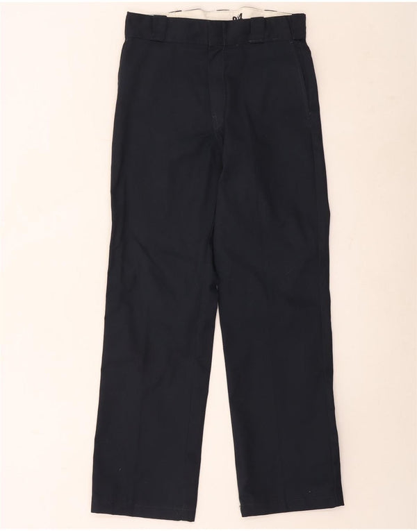 Dickies Pantalón chino recto para hombre W31 L32 Poliéster azul marino