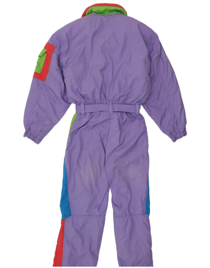 Mono De Esquí Ellesse Mujer IT 44 Poliéster Color Block Morado Medio