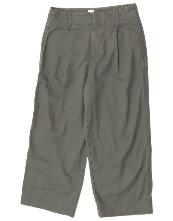 Pantalones cortos con pinzas para mujer Gap W27 L24 Algodón verde