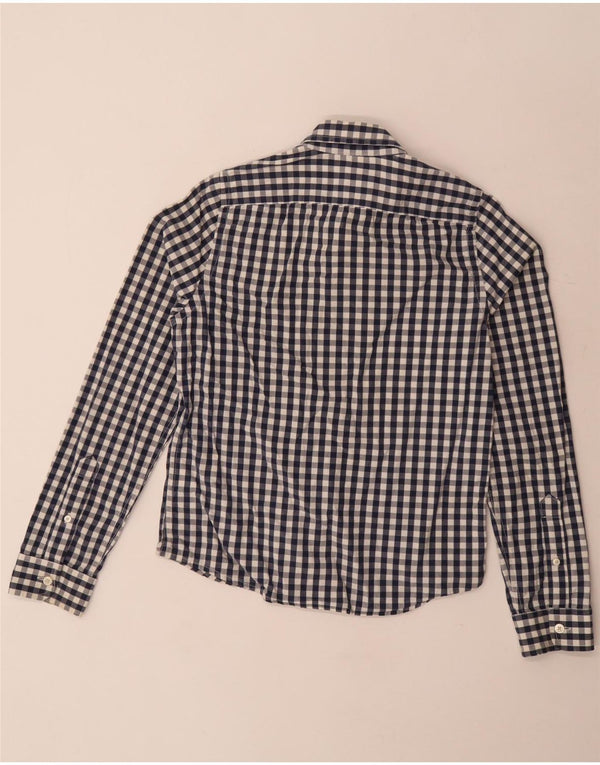 ABERCROMBIE & FITCH Camisa Niño 12-13 Años XL Algodón Vichy Azul