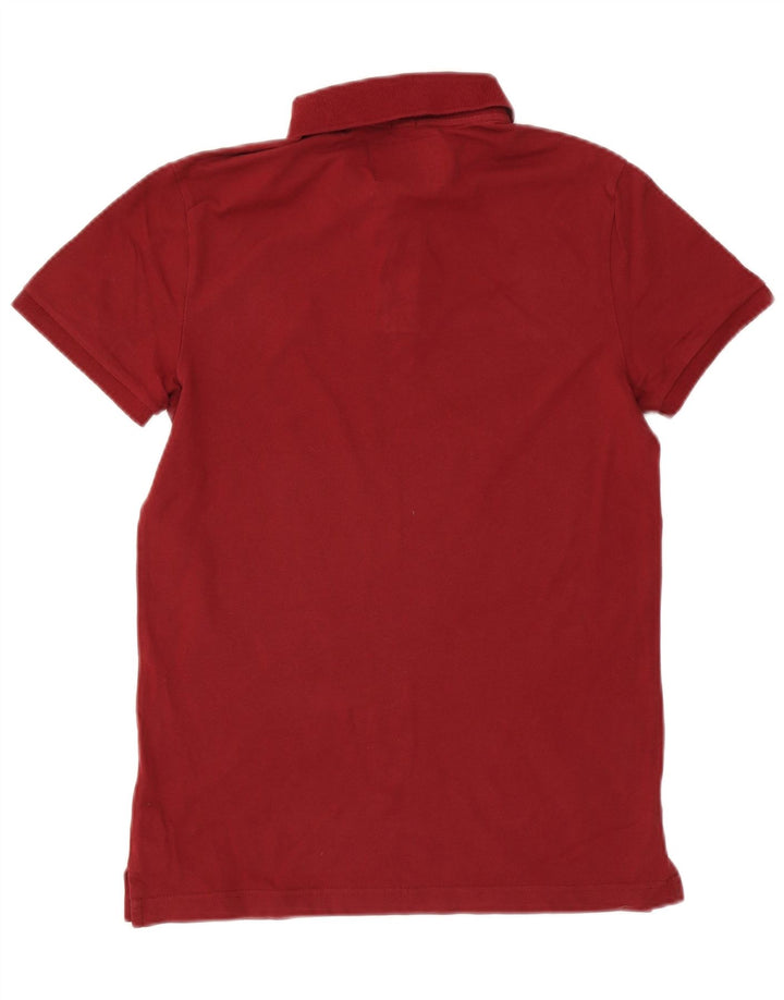 Polo Hollister Hombre Pequeño Granate