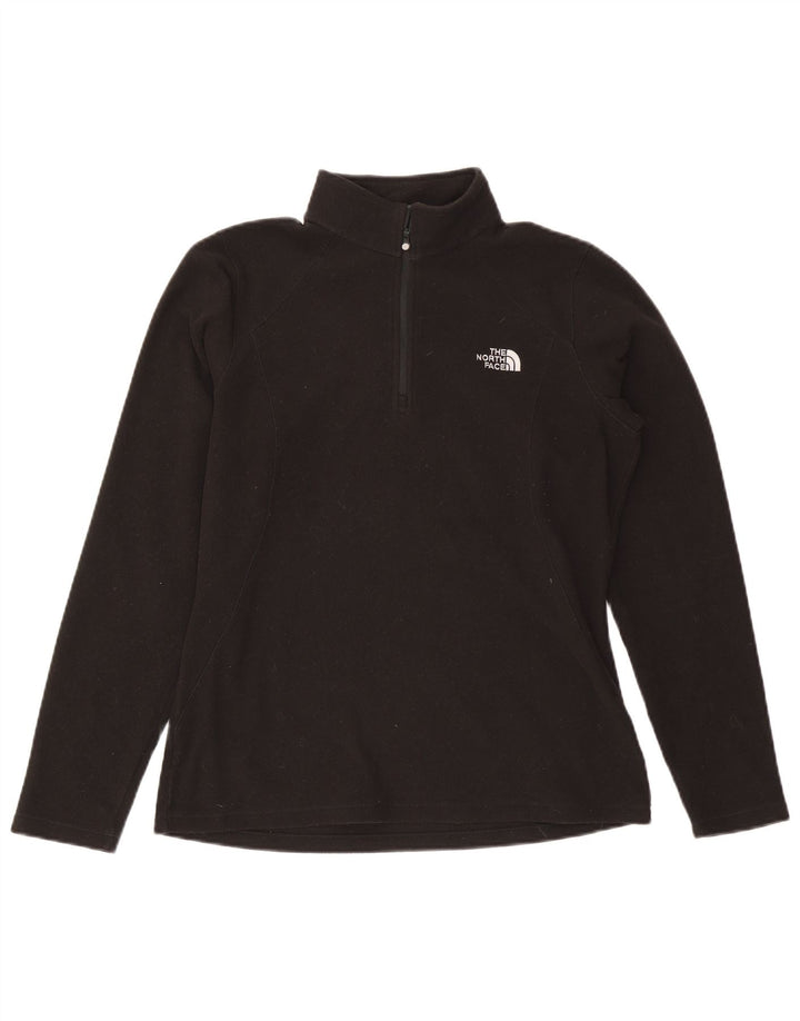 The North Face Jersey de forro polar con cuello y cremallera para mujer UK 46 Grande Poliéster negro