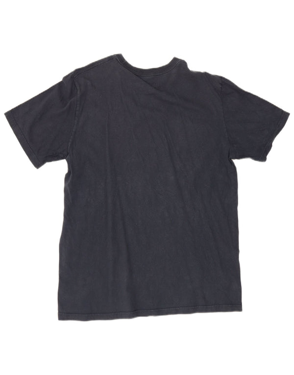Nike Camiseta gráfica de ajuste regular para hombre, talla grande, algodón negro