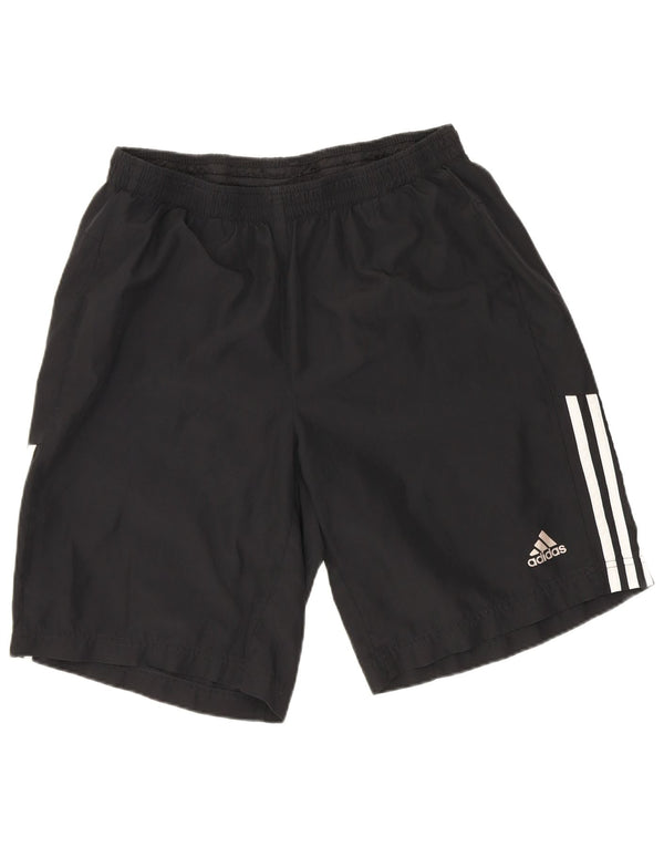 Pantalón Corto Deportivo Adidas Hombre Mediano Negro Poliéster