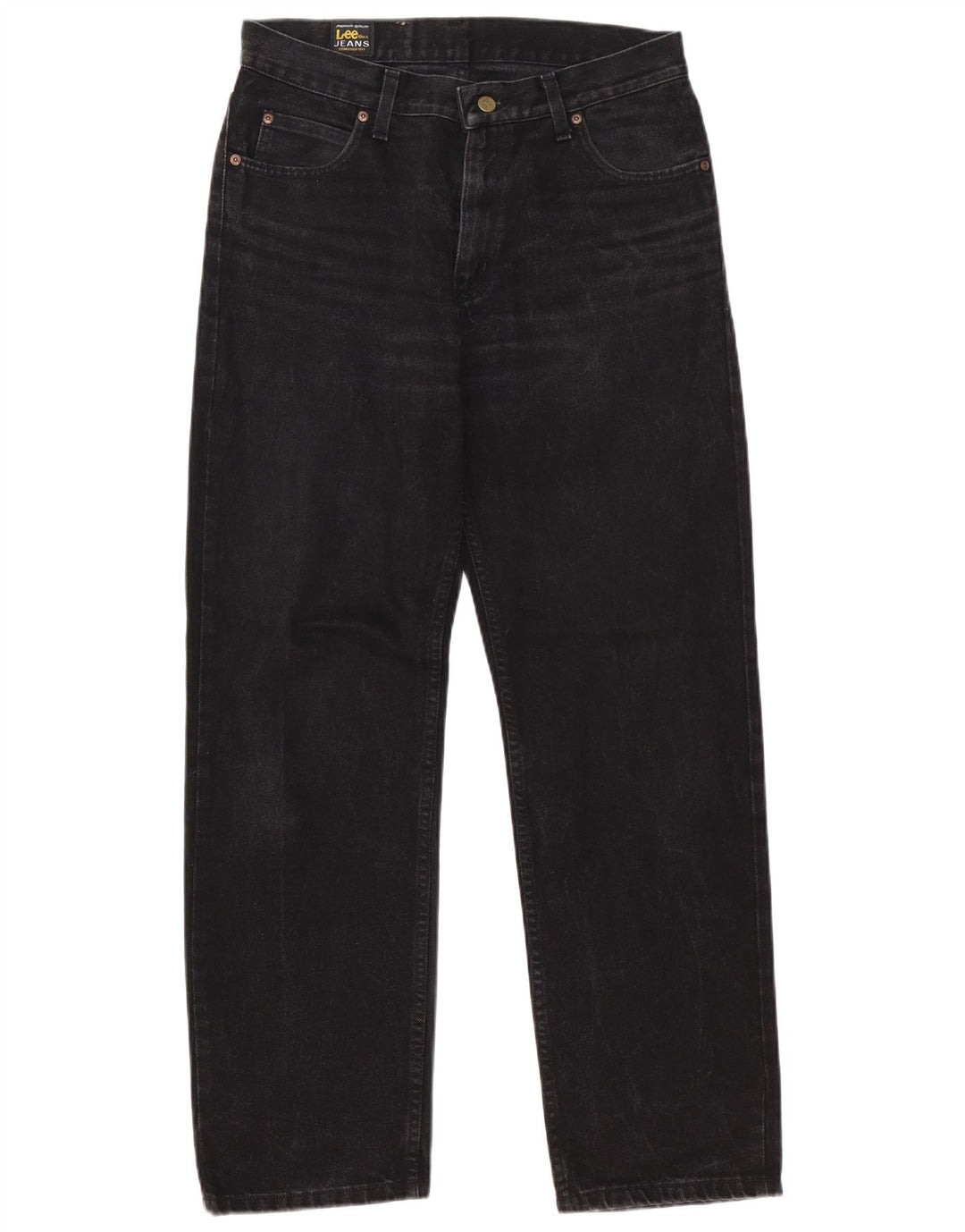 Lee Vaqueros Rectos Brooklyn para Hombre W32 L32 Algodón Negro