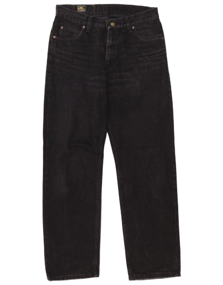 Lee Vaqueros Rectos Brooklyn para Hombre W32 L32 Algodón Negro