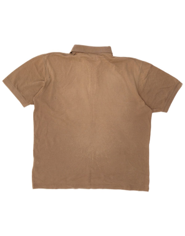 Jack Wolfskin Polo para hombre UK 40/42 Large Beige Algodón