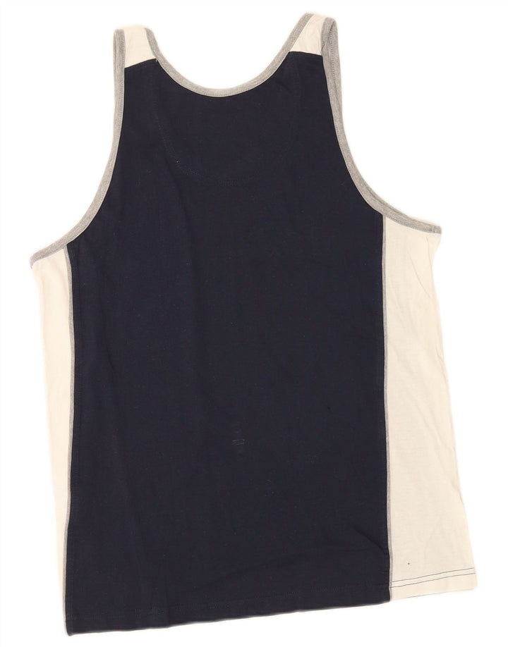 Champion Camiseta Sin Mangas Con Estampado De Algodón En Color Azul Marino Medio Para Hombre
