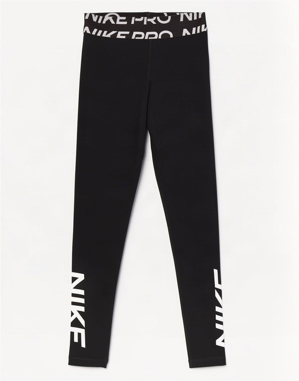 Nike Leggings Dri Fit Graphic para mujer UK 8 Small Poliéster negro