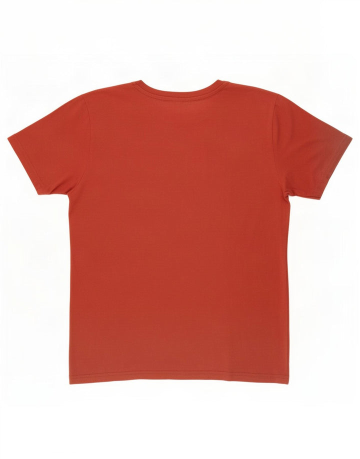 Lee Camiseta Estampada De Corte Regular para Hombre Top De Algodón Rojo Medio