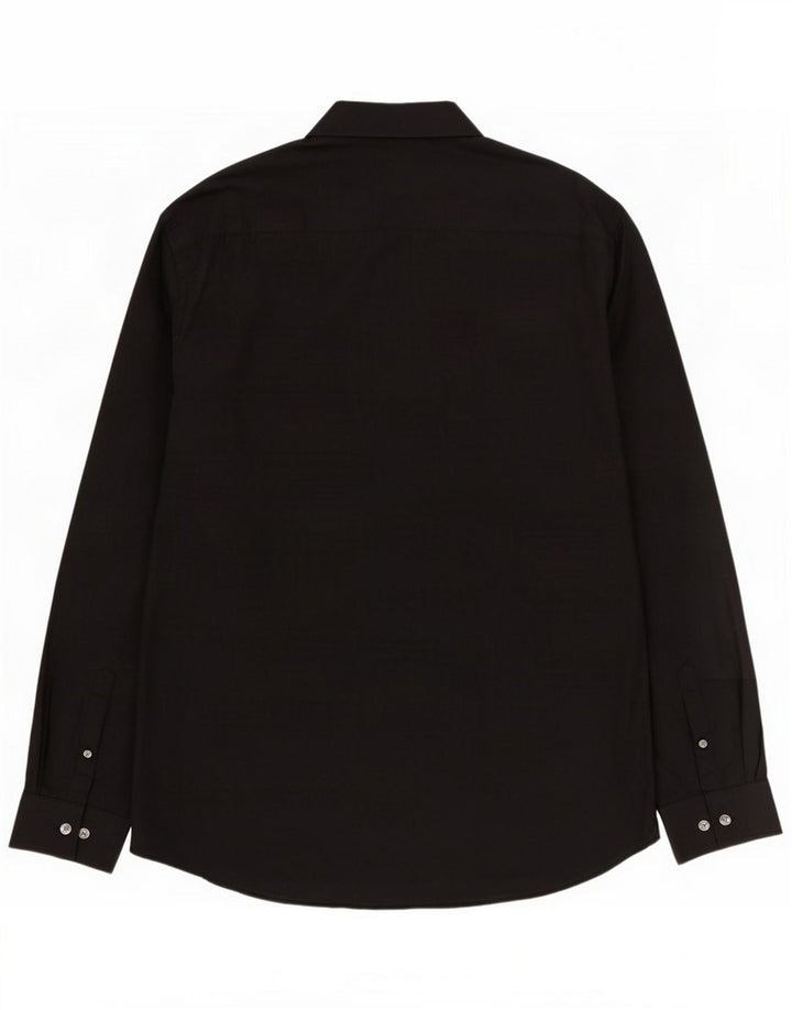 Camisa para hombre French Connection XL Algodón negro