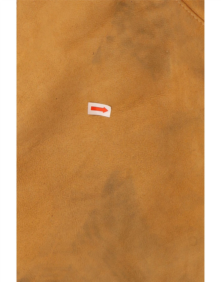 Vintage mujer chaqueta de shearling de gran tamaño IT 42 Medium Brown Shearling