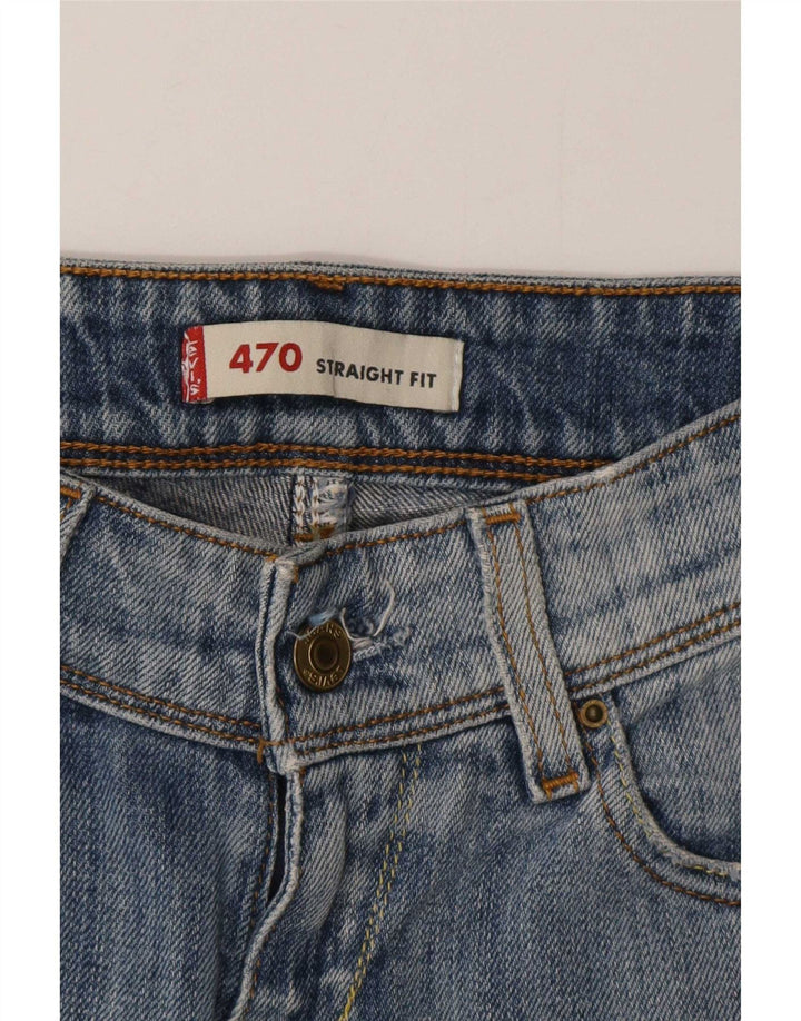 Vaqueros Levi's Mujer 470 Rectos W28 L26 Azul