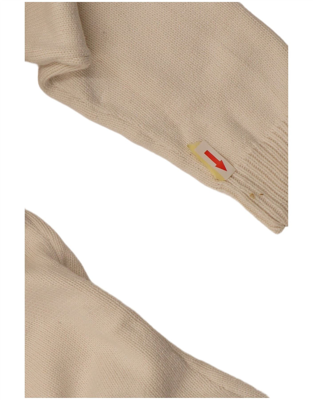 Ralph Lauren - Jersey con cuello y botones para mujer, talla 14, algodón blanco mediano