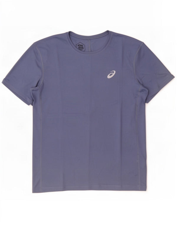 Camiseta Asics Hombre Top Grande Azul Marino Poliéster