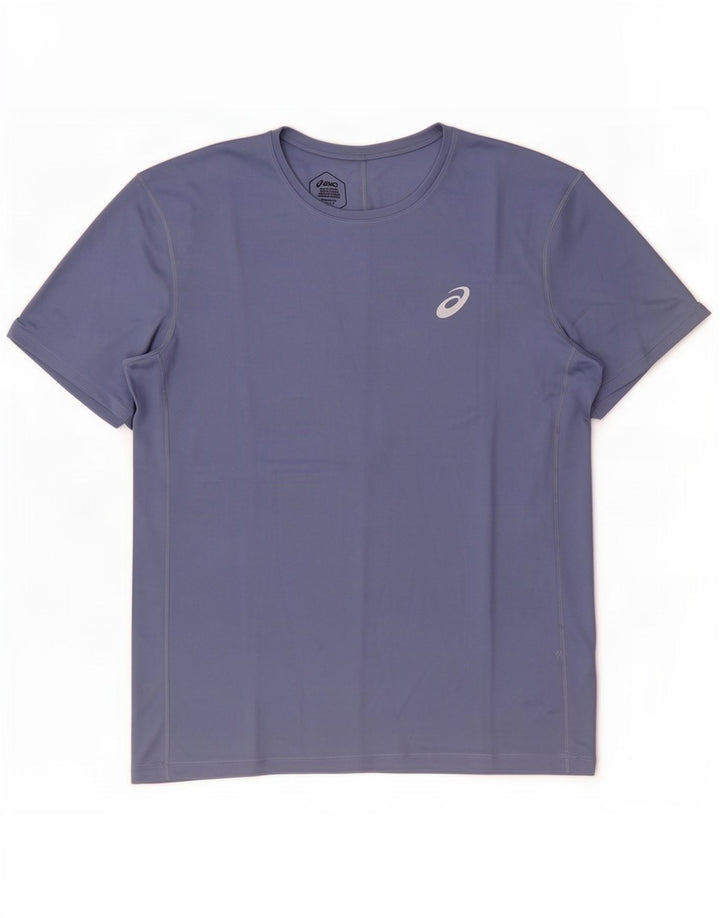 Camiseta Asics Hombre Top Grande Azul Marino Poliéster