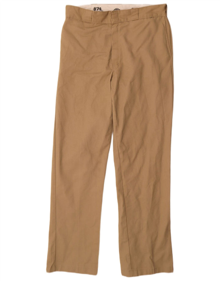 DICKIES Pantalón chino recto 874 para hombre W34 L34 Poliéster beige