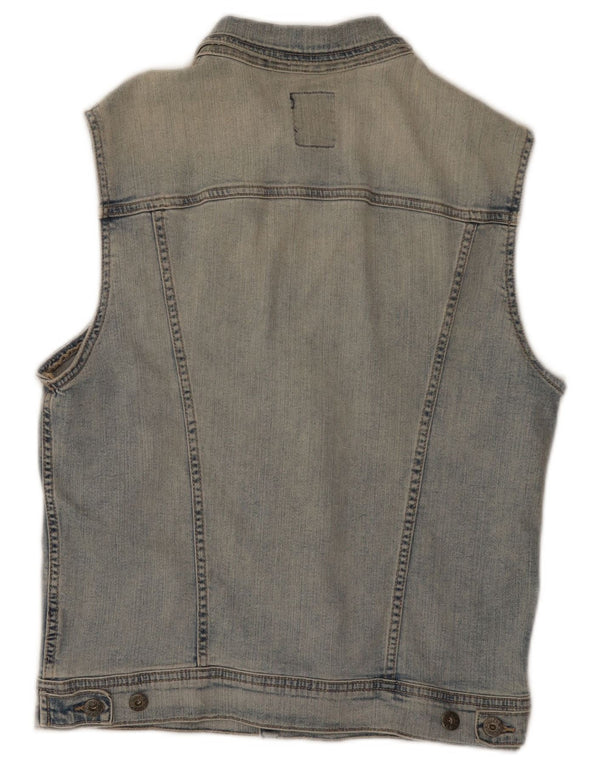 Rifle Chaleco vaquero para hombre UK 38 Algodón azul medio