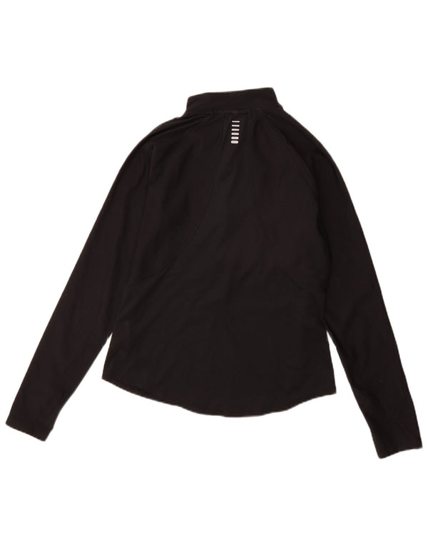 Under Armour Camiseta Heat Gear para mujer de manga larga UK 10 Small Elastómero negro