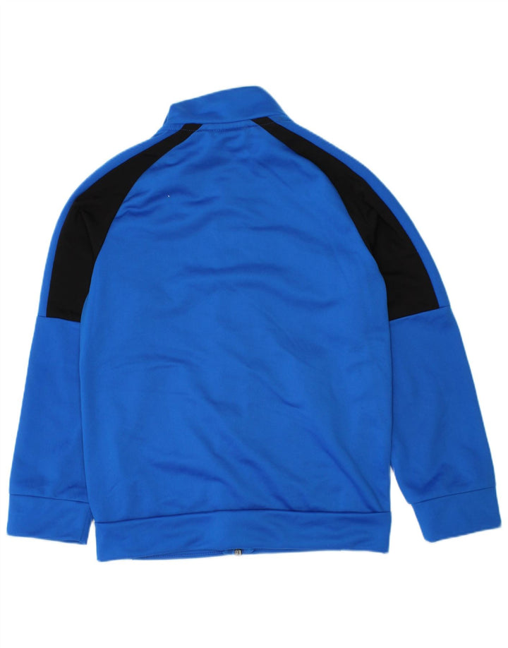 Puma - Chaqueta de chándal con gráfico para niños, 5-6 años, color azul