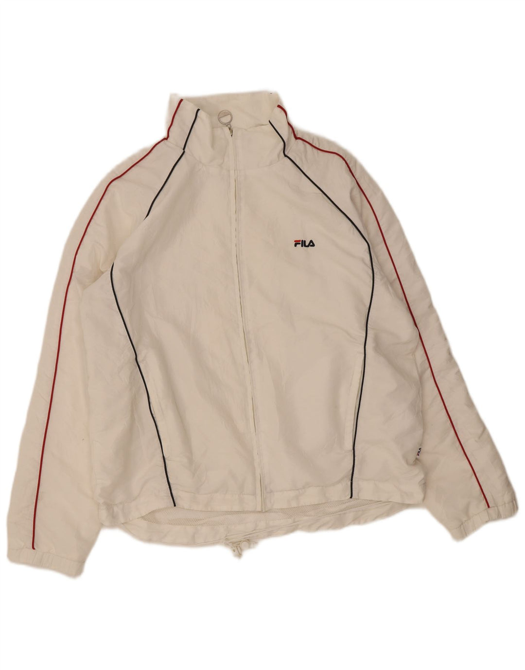 Fila Hombre Chándal Top Chaqueta XL Blanco Poliéster