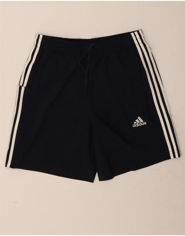 Pantalón Corto Deportivo Adidas Hombre Medio Azul Marino Poliéster