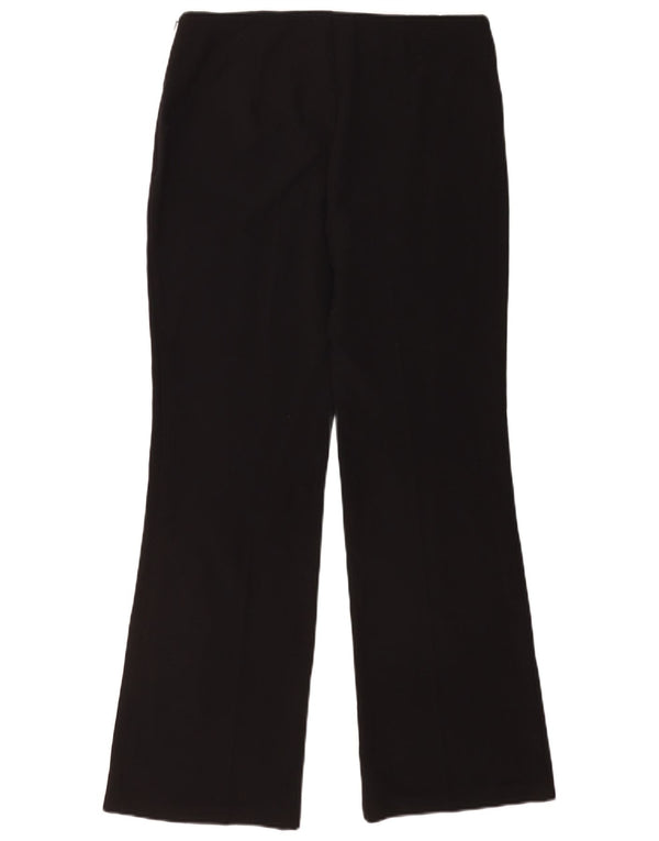 Marks & Spencer Pantalones de traje con corte de bota para mujer UK 12 Medium W32 L30 Negro
