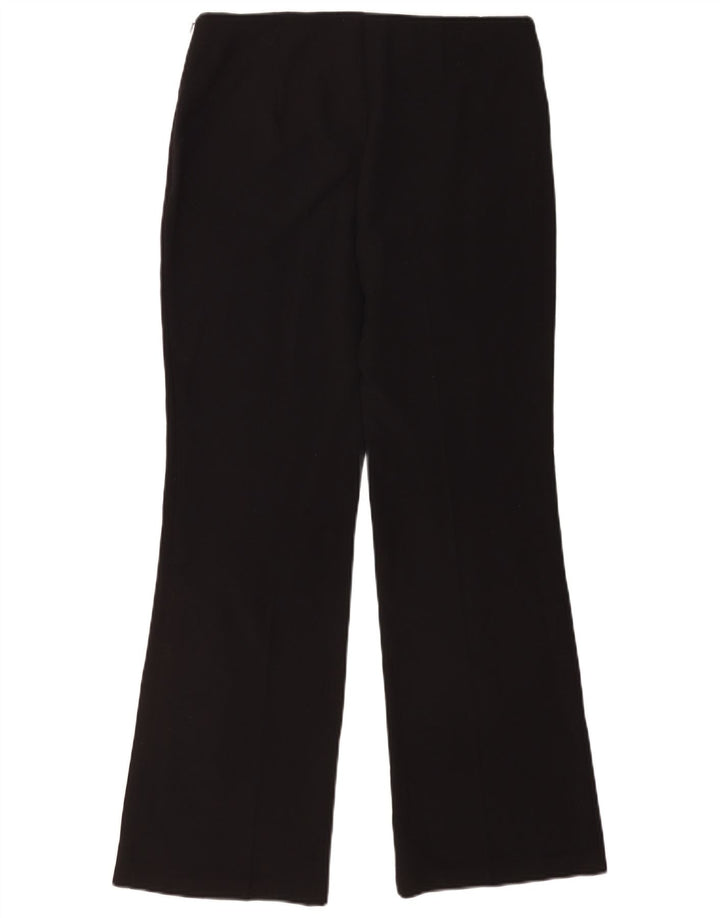 Marks & Spencer Pantalones de traje con corte de bota para mujer UK 12 Medium W32 L30 Negro