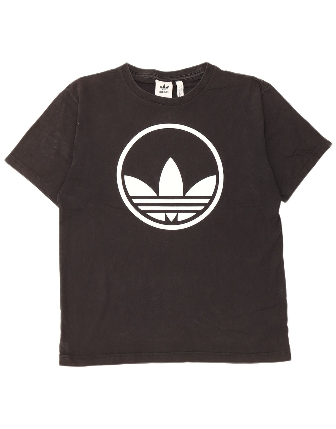 Adidas - Camiseta gráfica para hombre, talla mediana, algodón negro