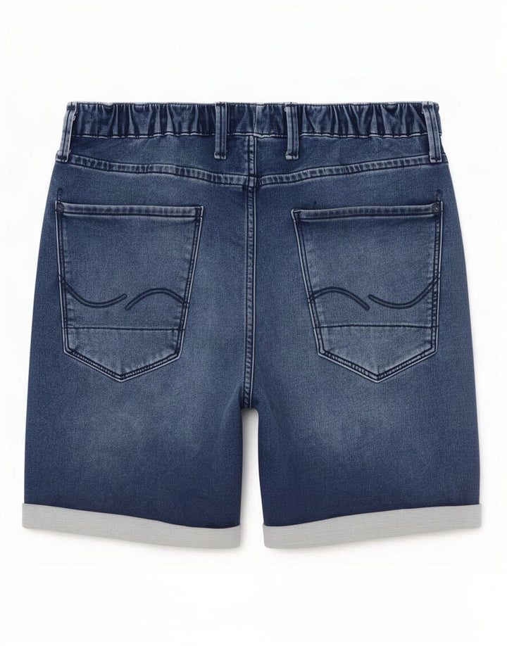 Jack & Jones Mens Shorts De Mezclilla Medio W32 Algodón Azul