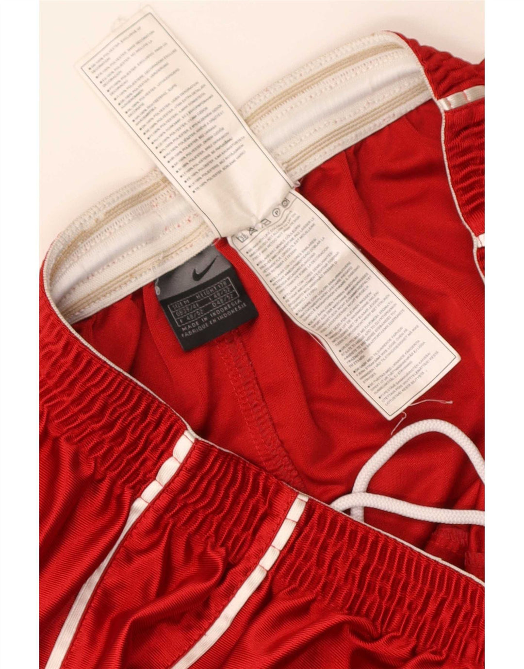 Pantalón corto deportivo Nike para hombre Poliéster rojo mediano