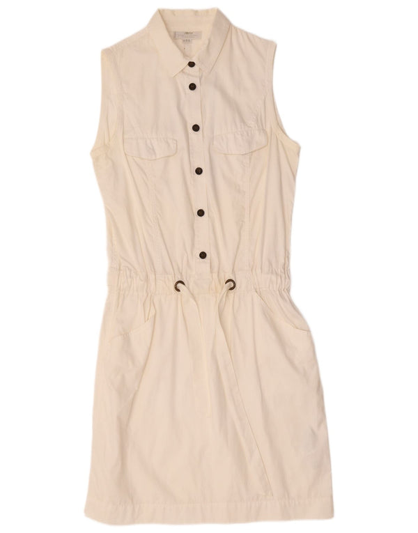 Marlboro Classics Vestido camisero sin mangas para mujer IT 42 Medium White