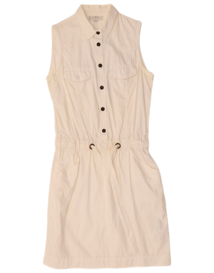 Marlboro Classics Vestido camisero sin mangas para mujer IT 42 Medium White