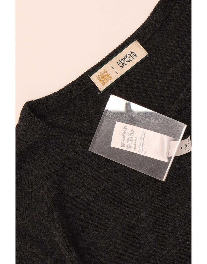 Marks & Spencer Suéter De Cuello Redondo Para Hombre Acrílico Gris Medio