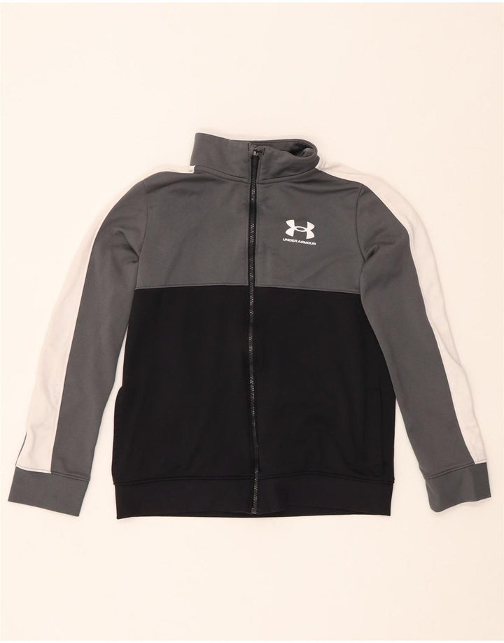 UNDER ARMOUR Chaqueta de chándal para niño 9-10 años Mediana Negro Colorblock