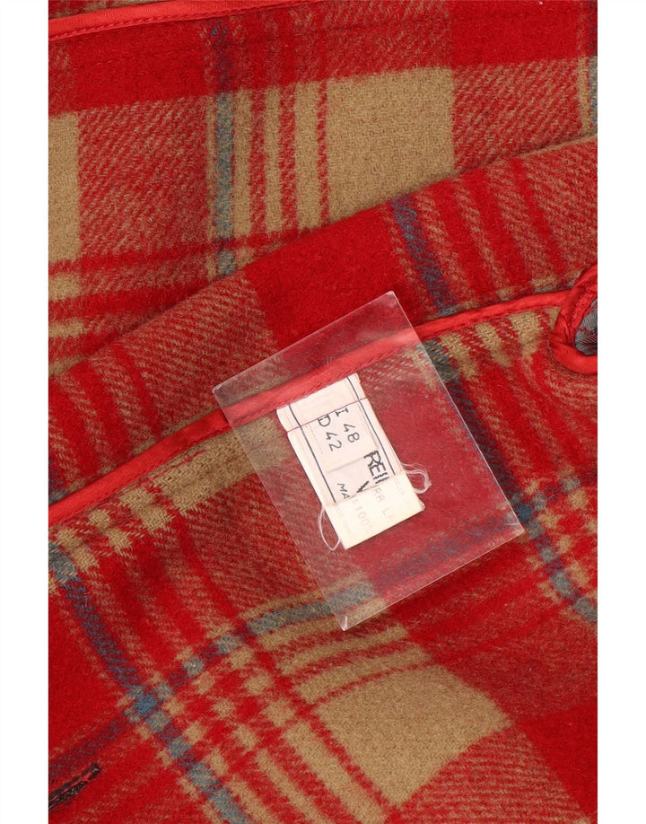 Trenca de mujer VINTAGE IT 48 XL Lana roja