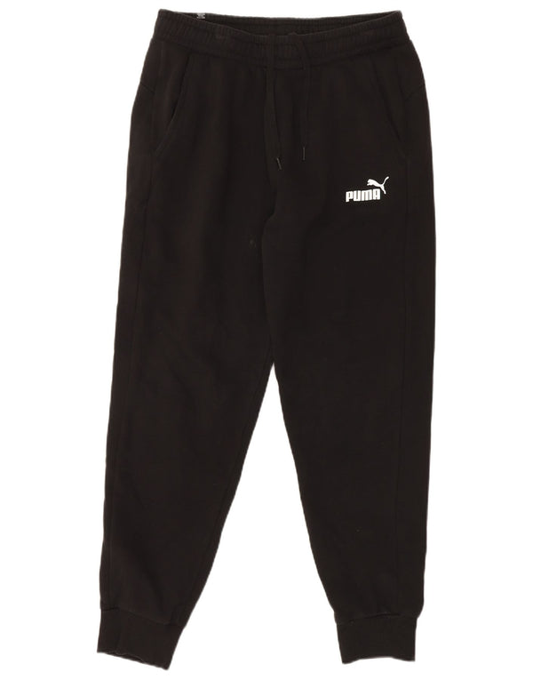 PUMA Pantalones de chándal para hombre Joggers Large Black Cotton