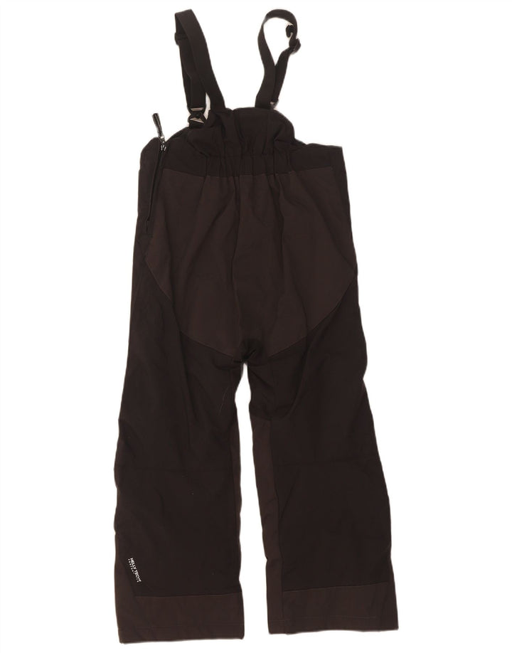 Helly Hansen Pantalones de esquí con peto gráfico para niños 5-6 años Poliamida negra