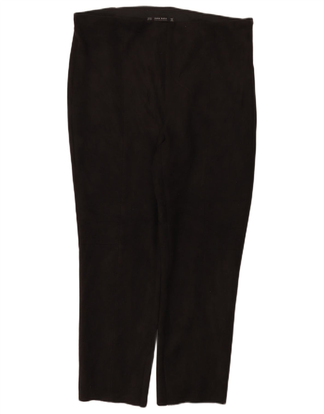 Zara Mujer Pantalones Cortos Slim 2XL W34 L26 Poliéster Negro