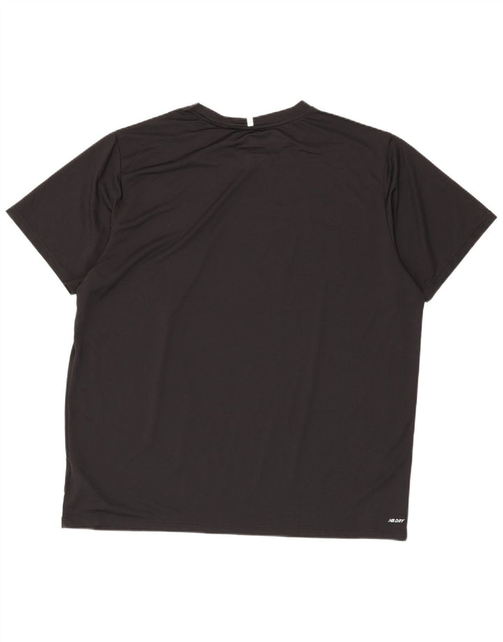 New Balance Camiseta Hombre Top 2XL Poliéster Negro
