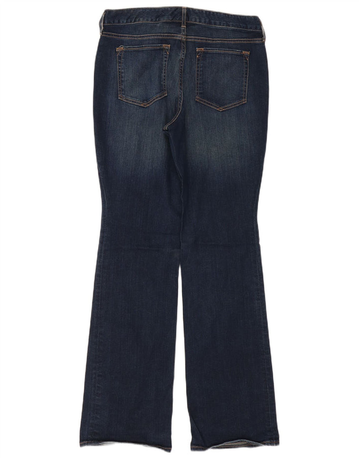 EDDIE BAUER Vaqueros con corte de bota curvos para mujer US 8 Medium W34 L32 Azul marino